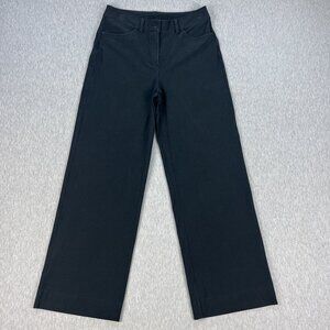 Lululemon City Sleek 5-Pocket High Rise Wide Leg Pants Womens 28x30 Black